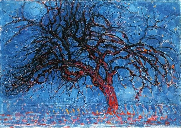 Netherlands, The Hague, painting of The red tree
