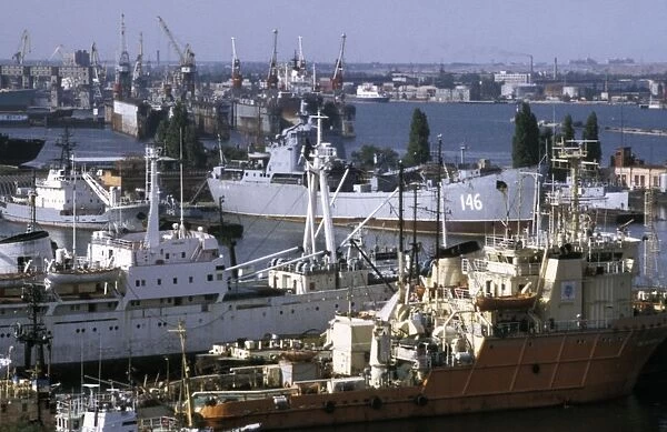 Odessa sea port, ukraine, 1990s