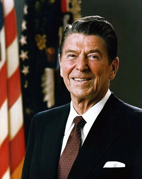 Official Portrait of President Ronald Reagan, 1981. Ronald Wilson Reagan (February 6