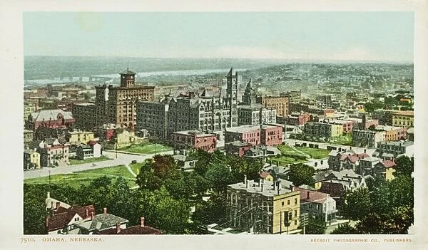 Omaha, Nebraska Postcard. ca. 1900, Omaha, Nebraska Postcard
