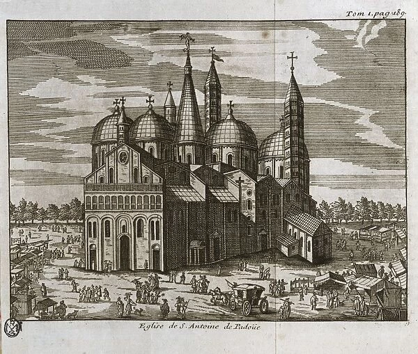 Padua, Church of St. Anthony, engraving, 1743