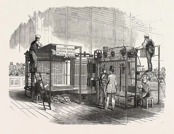 Patent Vertical Printing Machine, in the Great Exhibition, Class C, No. 122, London