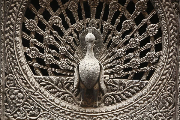 Peacock sculpture in Bhaktapur