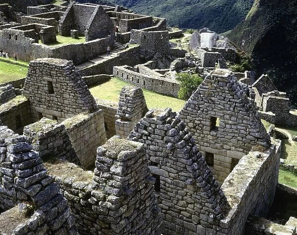Peru, Urubamba Valley, Inca ruins of Machu Picchu