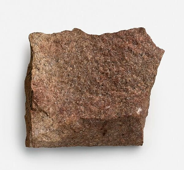 Piece of rough pink microgranite