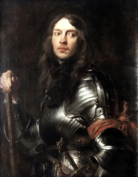 Portrait of a man in Armour Wearing a Red Armband. Oil on canvas. Anthony van Dyck