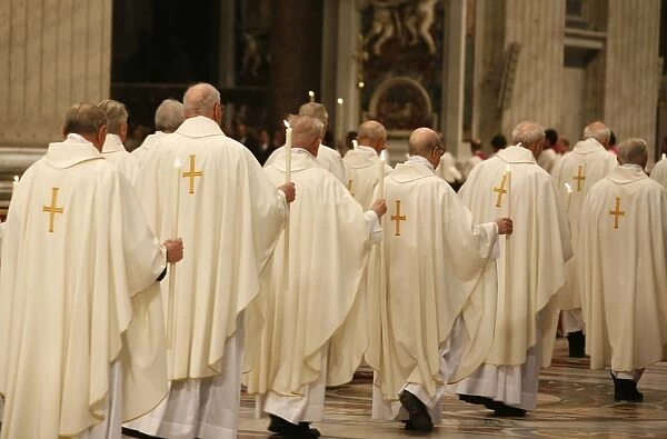 Procession in Saint Peters basilica
