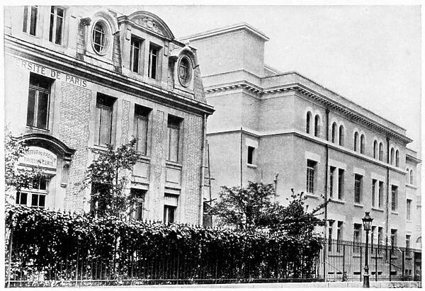 Radium Institute, Paris, where Marie CURIE (1867-1934), Polish-born French physicist