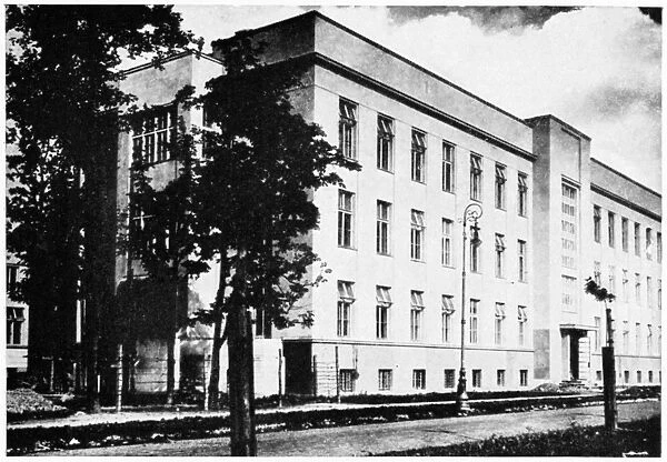 Radium Institute, Warsaw, Poland, inaugurated 29 May 1932 in the presence of Marie Curie