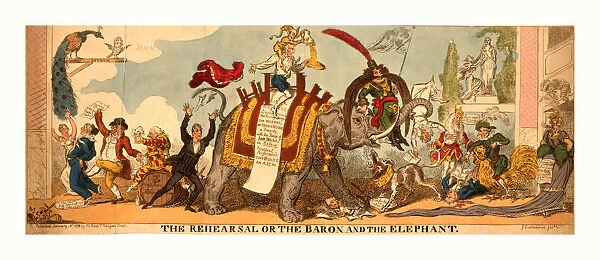 The Rehearsal Or The Baron And The Elephant