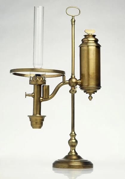 Replica of oil lamp, invented in 1784 by Aime Argand