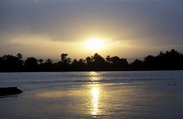 River Nile at sunset. Egypt