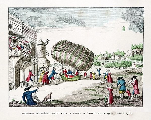 Robert Brothers and Collin-Hullin 186km flight, 19 September 1784 in elongated hydrogen