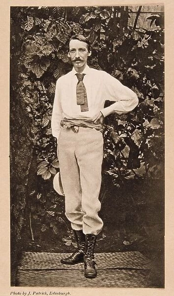 Robert Louis Balfour Stevenson (1850-1894) Scottish author. From a photograph taken