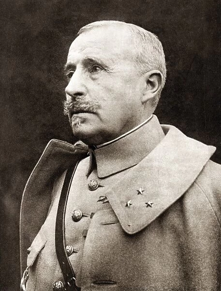 Robert Nivelle (1857-1924) French general. Commander-in-Chief December 1916 to May 1917