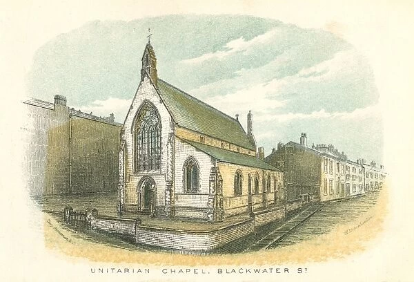 Rochdale, Lancashire, England. Unitarian Chapel and School, Blackwater Street. From