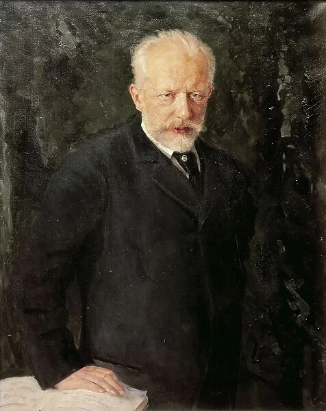 Russia, Portrait of Russian composer, Pyotr Ilyich Tchaikovsky
