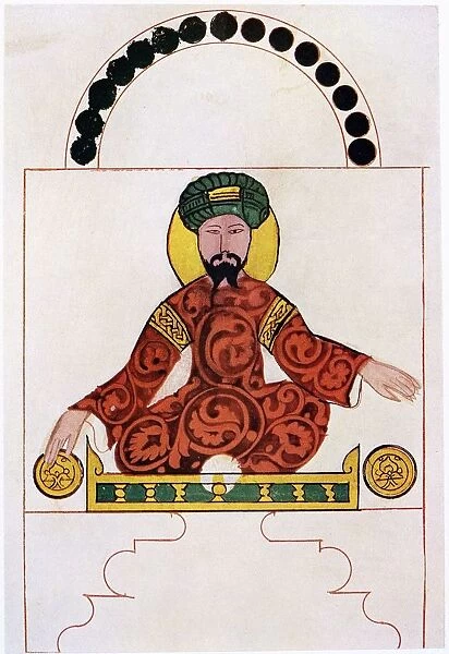 Saladin (Salah al-Din al-Ayyubi) 1137-93. After a contemporary miniature c1180. Sultan of Egypt