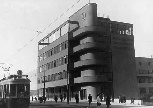 Semen pen, palace of the press, 1932, baku, azerbaijan, ussr