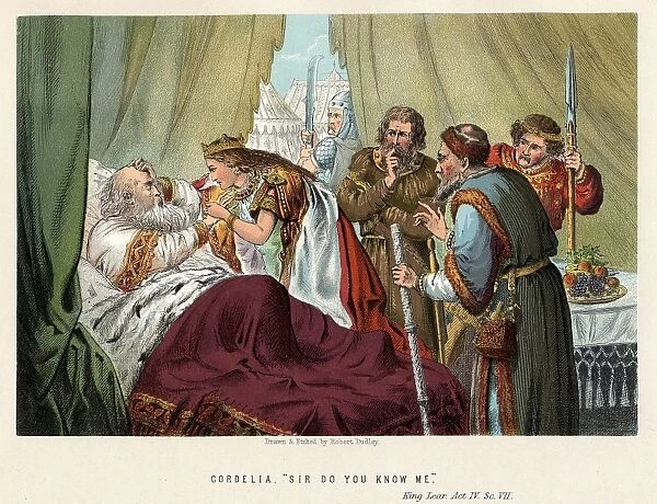 Shakespeare King Lear first performed c1605 Lear, betrayed by his daughters Goneril