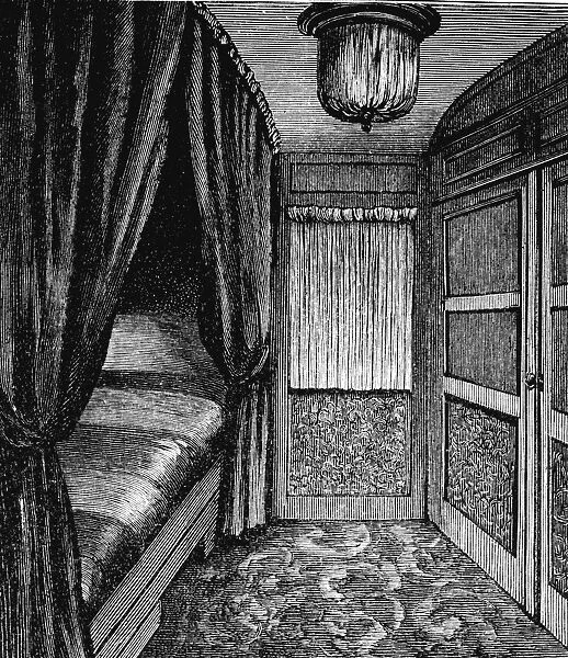 Sleeping compartment on Orient Express