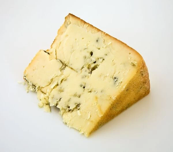 Slice of American Smokey Blue cheese