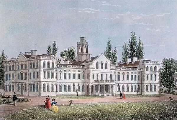 Smallpox Hospital, Highgate, London, c1871. Built to meet needs of epidemic of 1870-1871