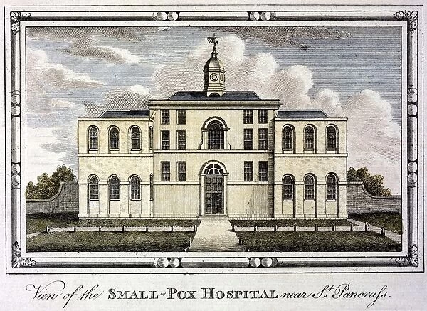 Smallpox Hospital, St Pancras, London c1800. Fever (isolation) hospitals for highly