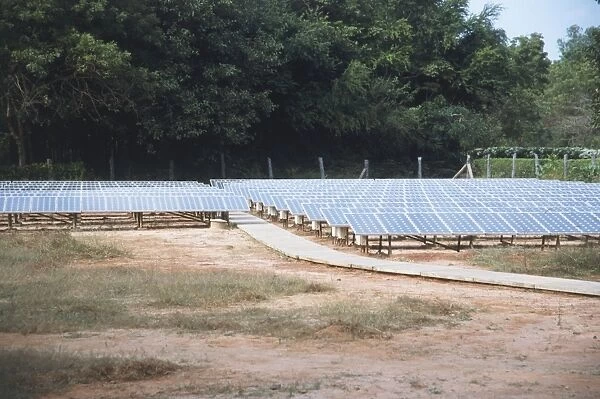 Solar power at Auroville, India