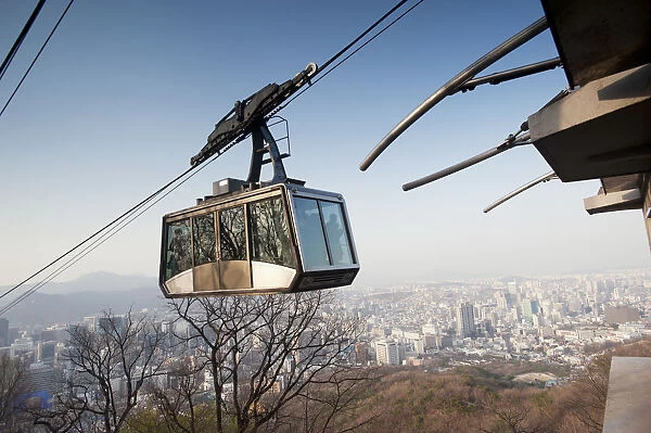 South Korea, Seoul, Namsan, N Seoul Tower (Namsan Tower), cable car