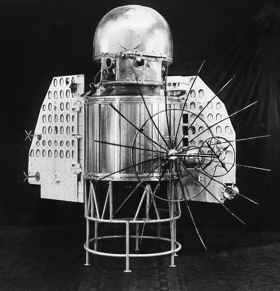 Soviet space probe venera 1 (venus one), back view, launched 2  /  12  /  61, ussr