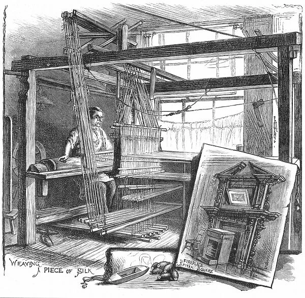 A Spitalfields silk weaver: This man could earn 70p in a good week, but by this date
