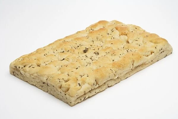 Square focaccia bread