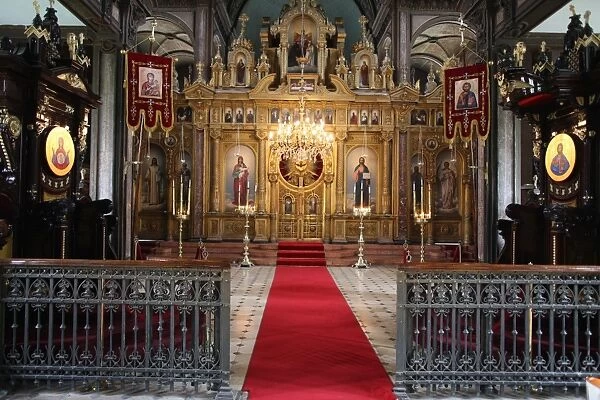 St Stephens Bulgarian church. Iconostasis