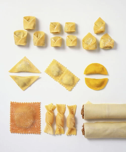 Stuffed pasta shaped