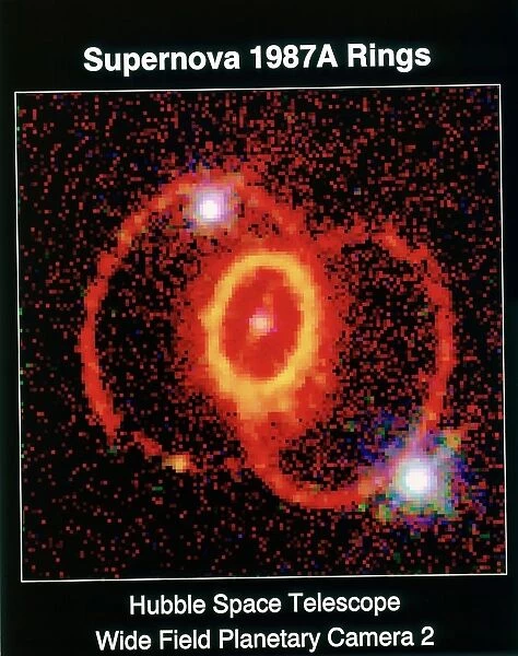 Supernova 19i87A observed with Huble Space Telescope, wide field planetary telescope 2