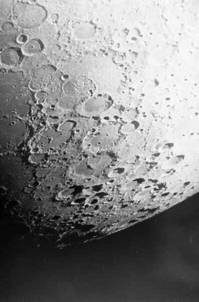 Surface of the moon as seen from luna 16, 1970