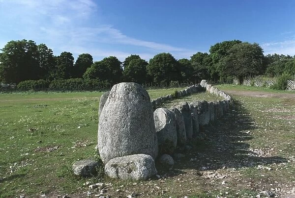 Sweden, Gotland Island, Bronze Age cemetery
