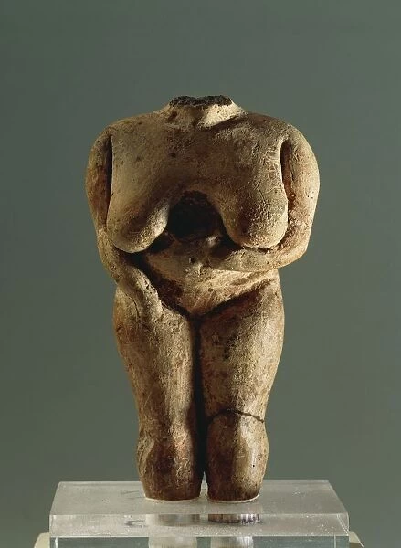 Terracotta figure known as Venus of Malta, from Hagar Qim megalithic temple