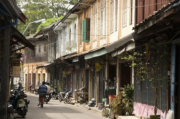 Thailand, Chanthaburi Province, Chanthaburi, street in the Chinese and Vietnamese Quarter