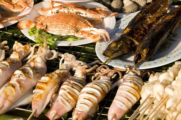 Thailand, seafood stalls found all over Thailand