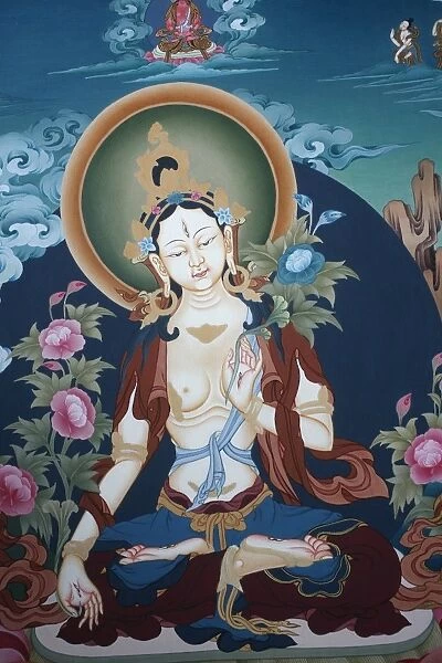 Thangka depicting White Tara goddess