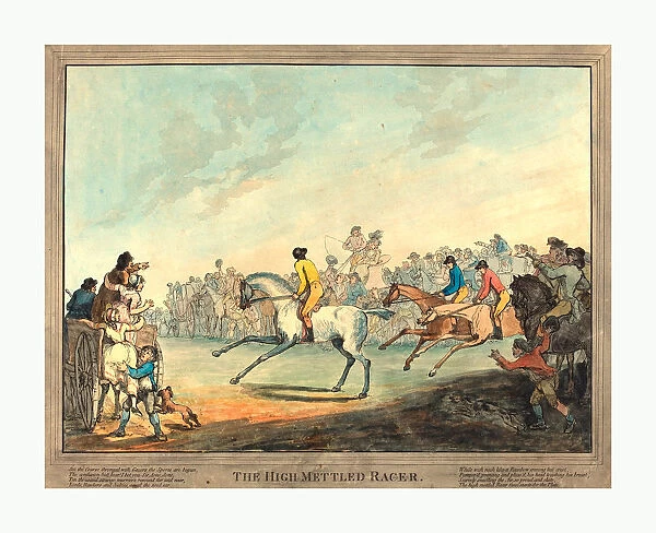 Thomas Rowlandson (british, 1756 - 1827 ), The High-mettled Racer, 1789