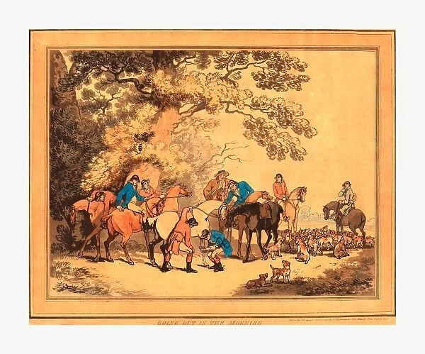 Thomas Rowlandson (british, 1756 - 1827 ), Going Out In The Morning, Published 1786