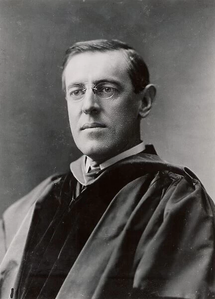 Thomas Woodrow Wilson ((1856-1924) 28th President of the USA 1913-1921. Wilson in