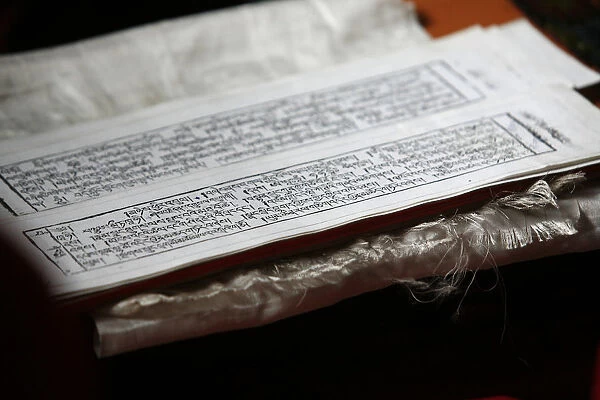 Tibetan scripture tablets