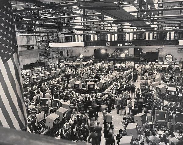 Trading floor, New York Stock Exchange, New York City