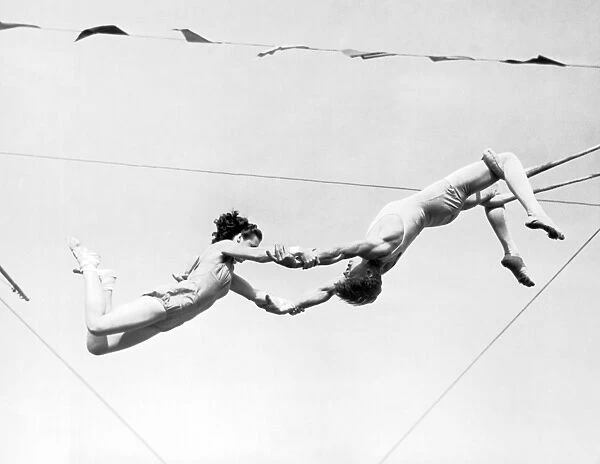 Two Trapeze Artists