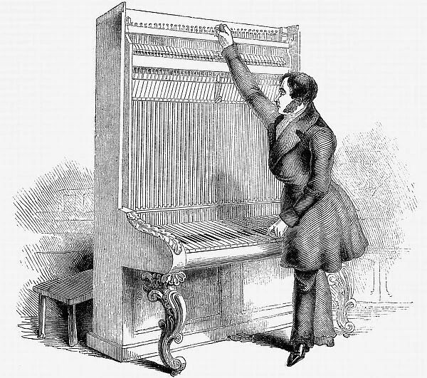 Tuning a Broadwood Cabinet piano
