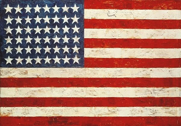 USA, New York, Flag, 1955